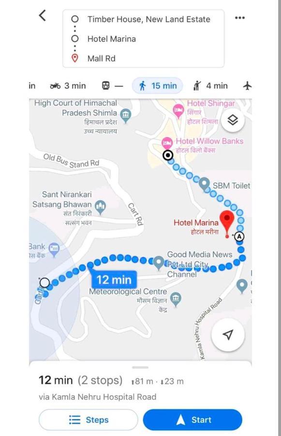 Mountain Zest-Simla Royale Near Mall Road-Free Pickup From Railway Station Simla Exterior foto